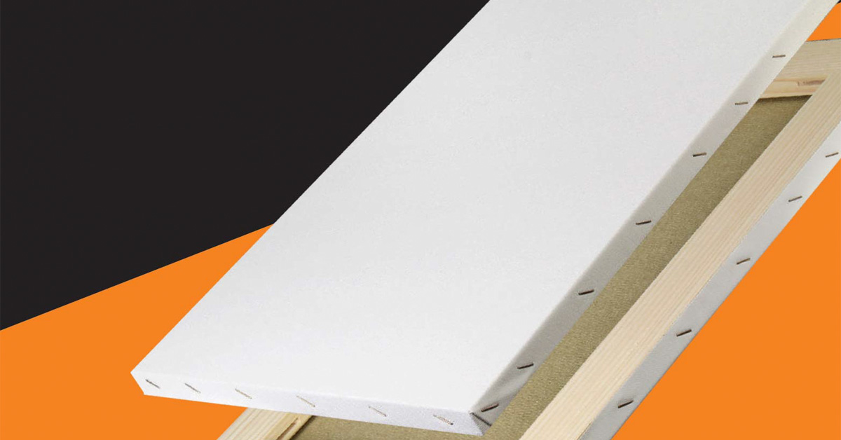 CanvaArs Orange Black platno za slikanje